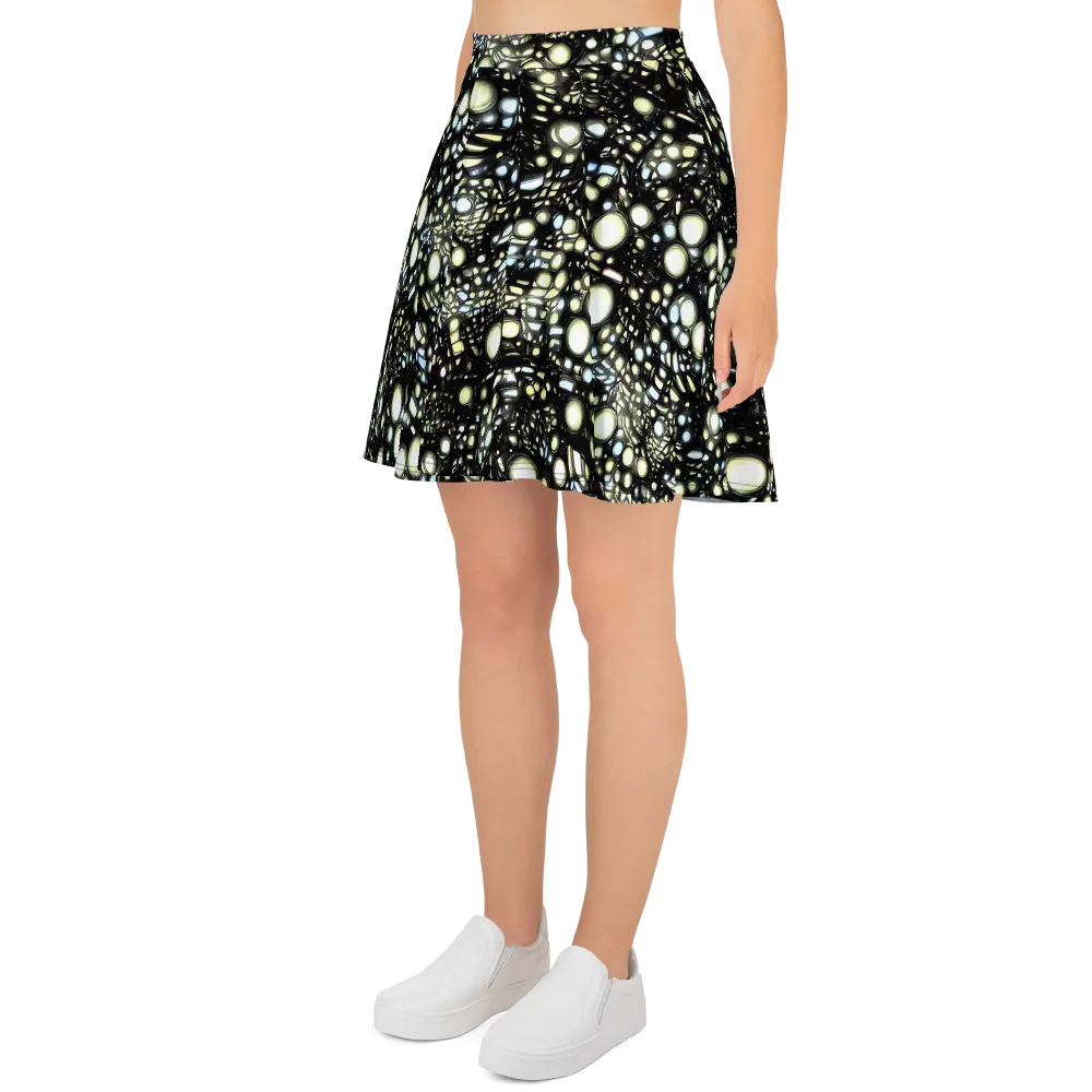 Electric Geode on Skater Skirt — Left