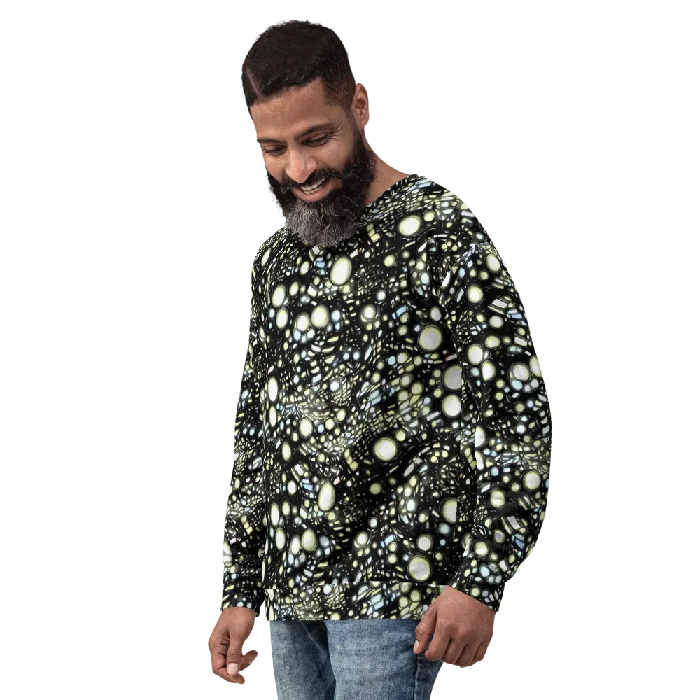Electric Geode on Sweatshirt — Left Front