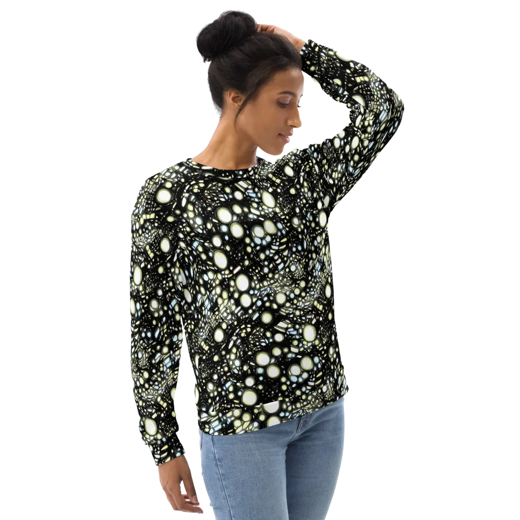 Electric Geode on Sweatshirt — Right Front