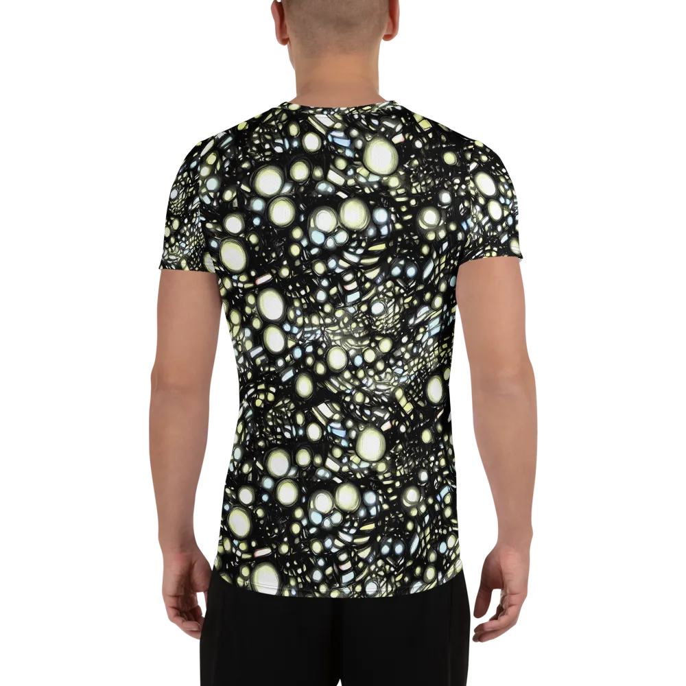 Electric Geode on Men's Athletic T-Shirt — Back