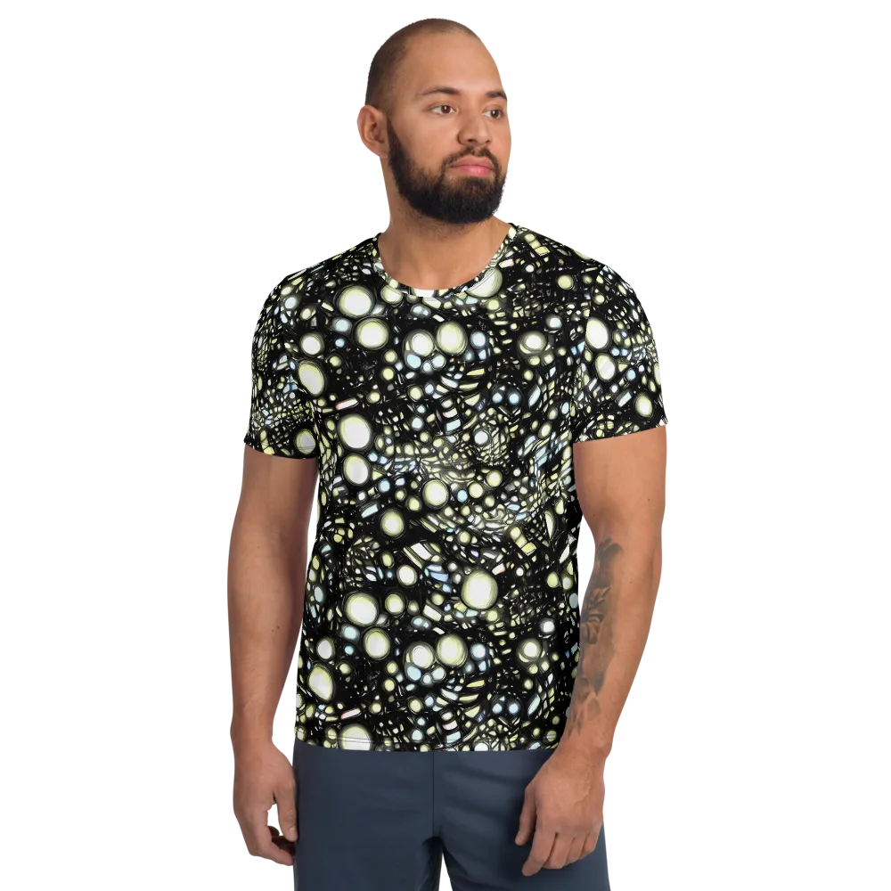Electric Geode on Men's Athletic T-Shirt — Front