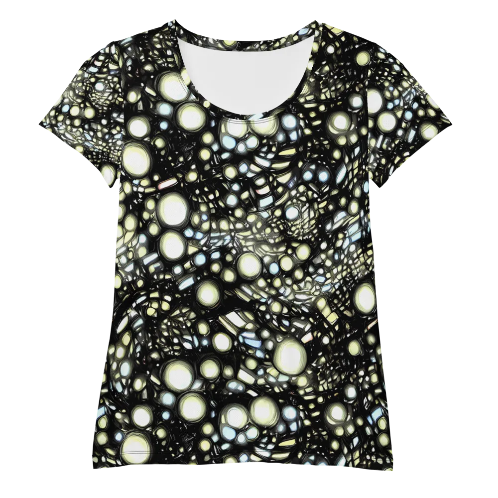 Electric Geode on Women's Athletic T-Shirt — Front