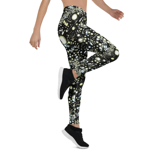 Electric Geode on a Leggings