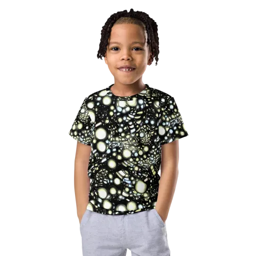 Electric Geode on a Kids Crew Neck T-Shirt