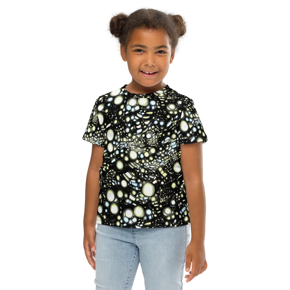 Electric Geode on Kids Crew Neck T-Shirt — Front