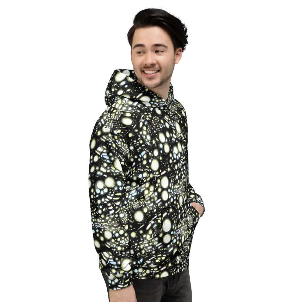 Electric Geode on Hoodie — Right