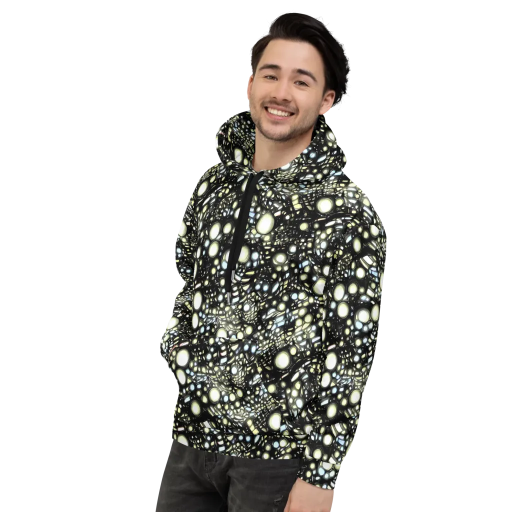 Electric Geode on Hoodie — Left
