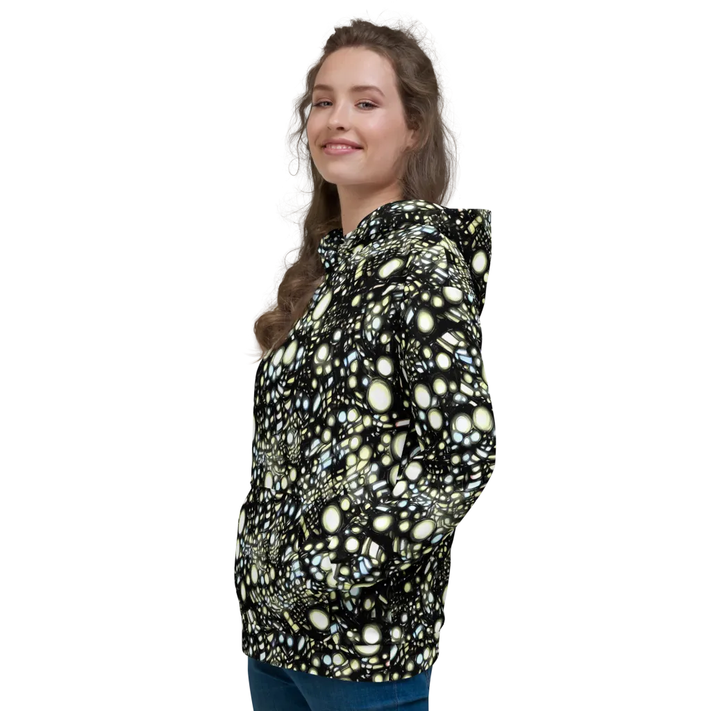 Electric Geode on Hoodie — Left