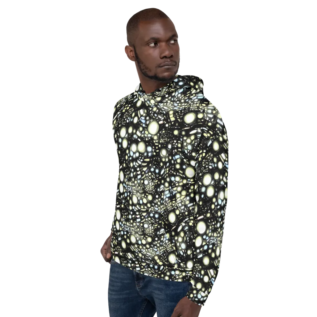 Electric Geode on Hoodie — Left