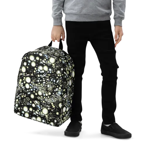 Electric Geode on a Minimalist Backpack