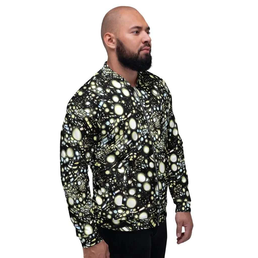 Electric Geode on Bomber Jacket — Right