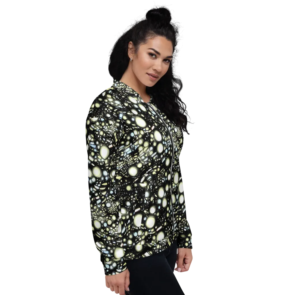 Electric Geode on Bomber Jacket — Right