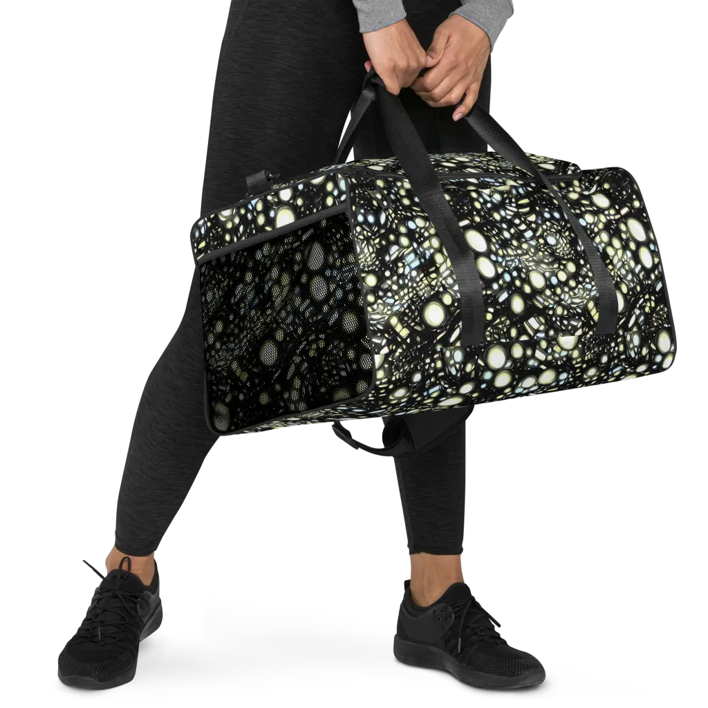 Electric Geode on Duffle Bag — Right Front