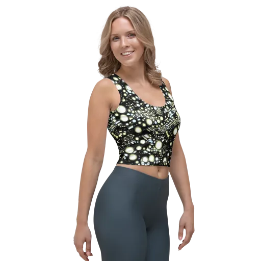 Electric Geode on a Crop Top
