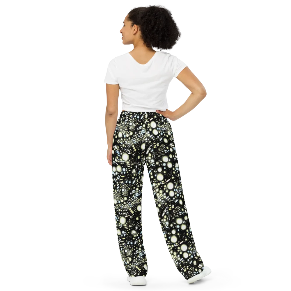 Electric Geode on Wide-Leg Pants — Back