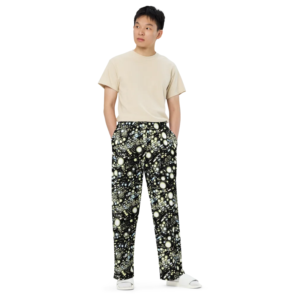 Electric Geode on Wide-Leg Pants — Front
