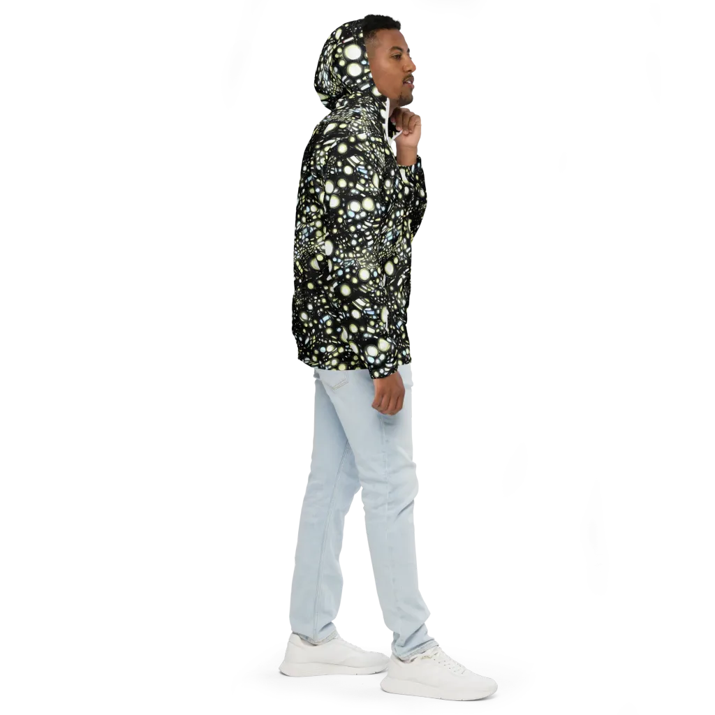 Electric Geode on Men's Windbreaker — Right