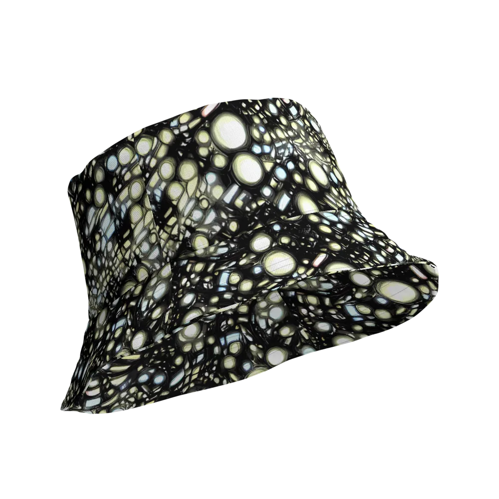 Electric Geode on Reversible Bucket Hat — Product details Outside
