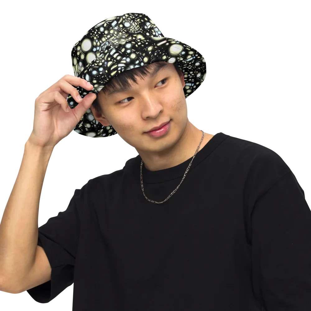 Electric Geode on Reversible Bucket Hat — Front Inside