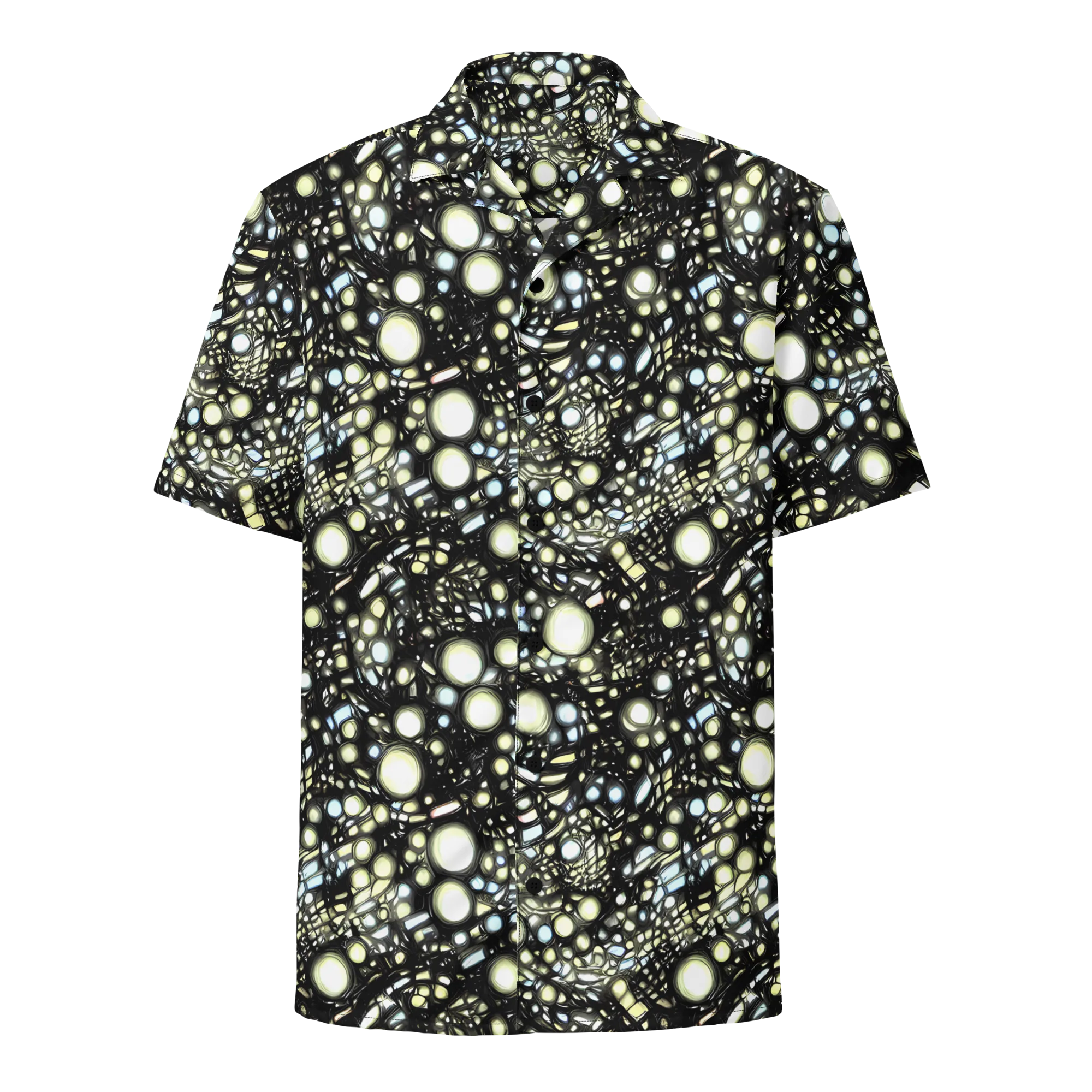 Electric Geode on Button Shirt — Front