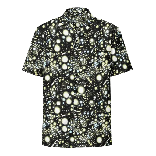Electric Geode on a Button Shirt