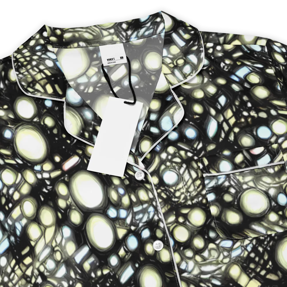 Electric Geode on Women's Short Sleeve Pajama Top — Product details