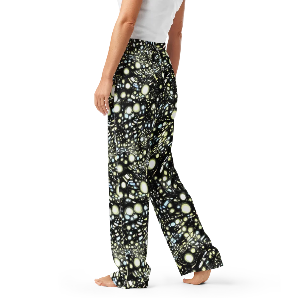 Electric Geode on Women's Pajama Pants — Left