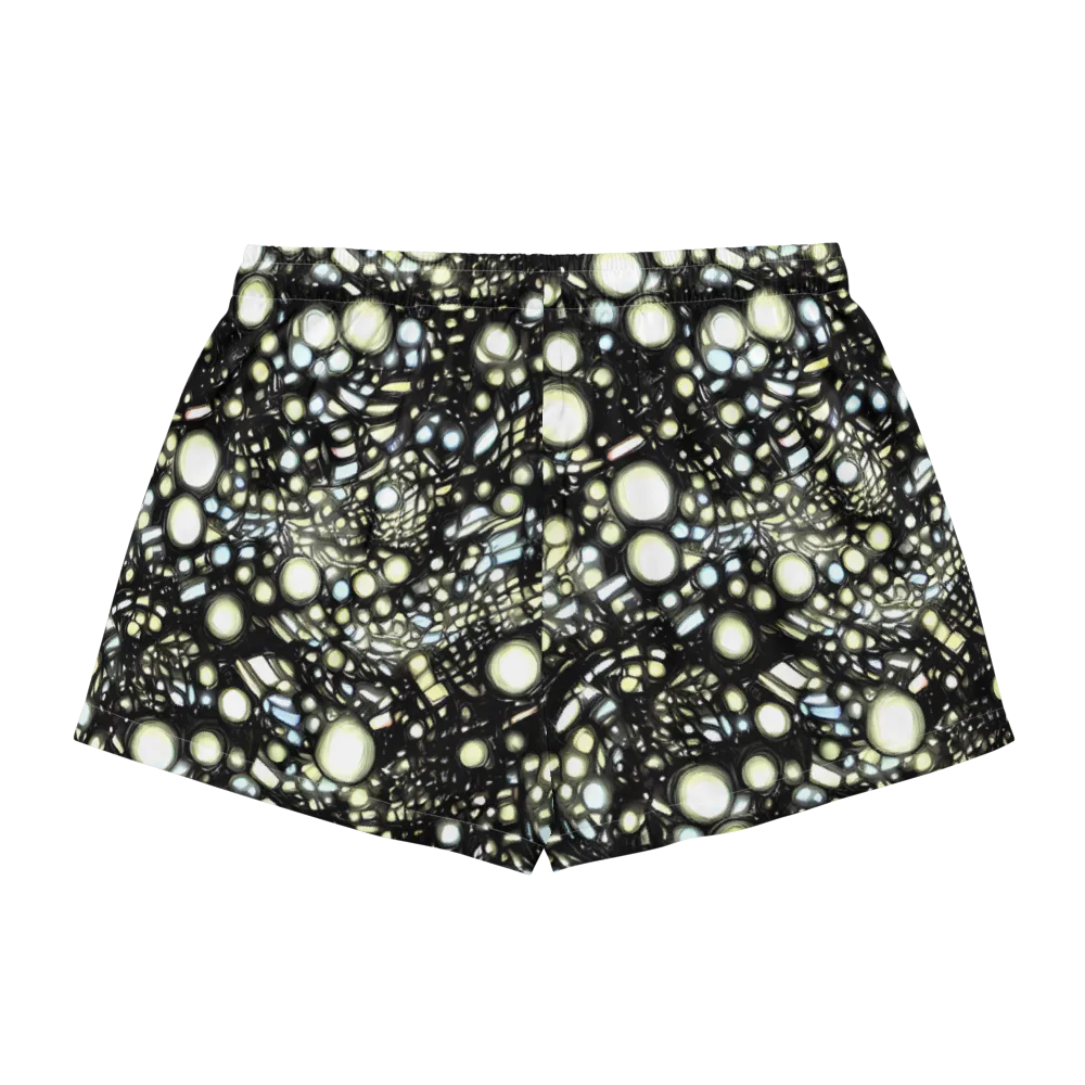 Electric Geode on Women's Pajama Shorts — Back