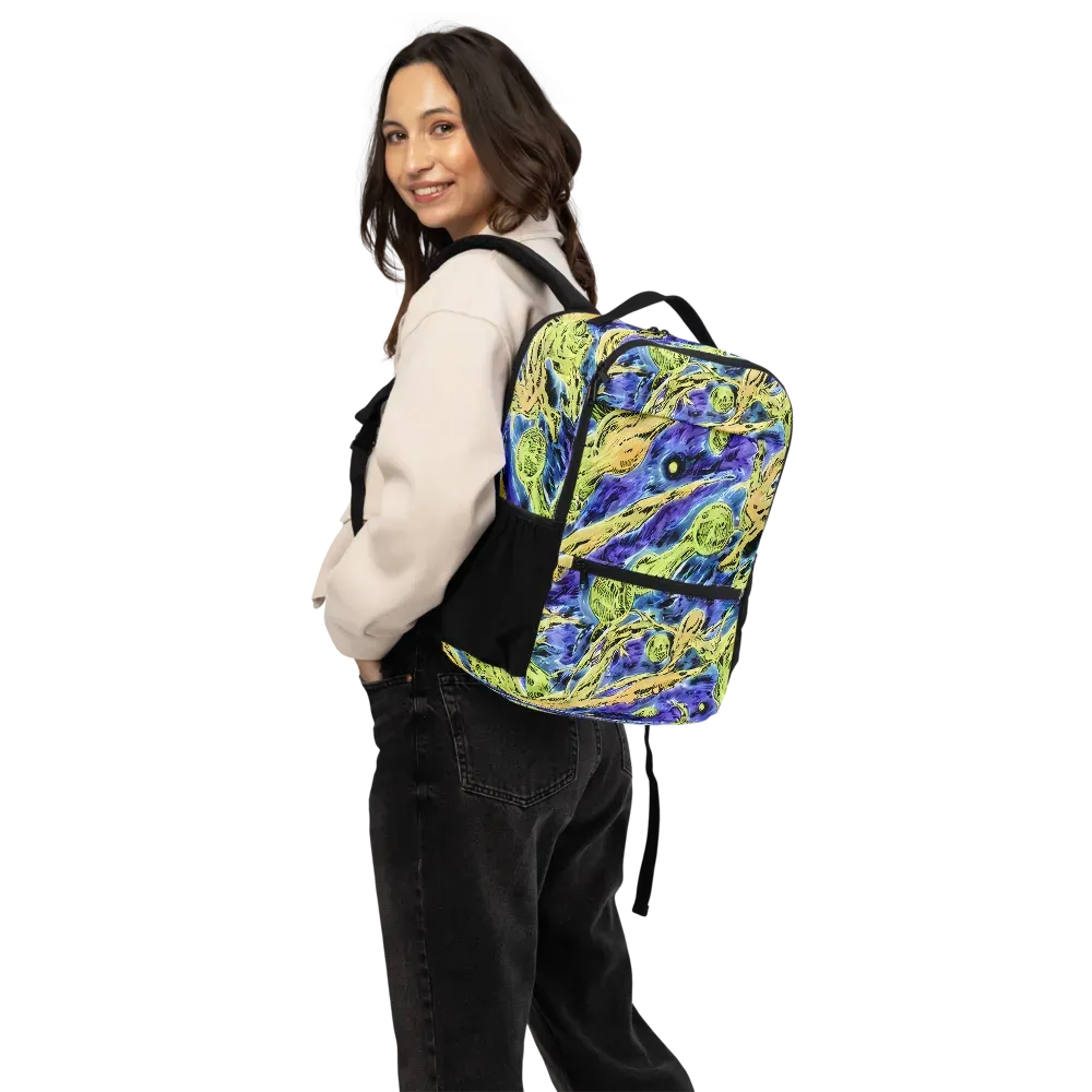 Electric Relic on Utility Backpack — Back