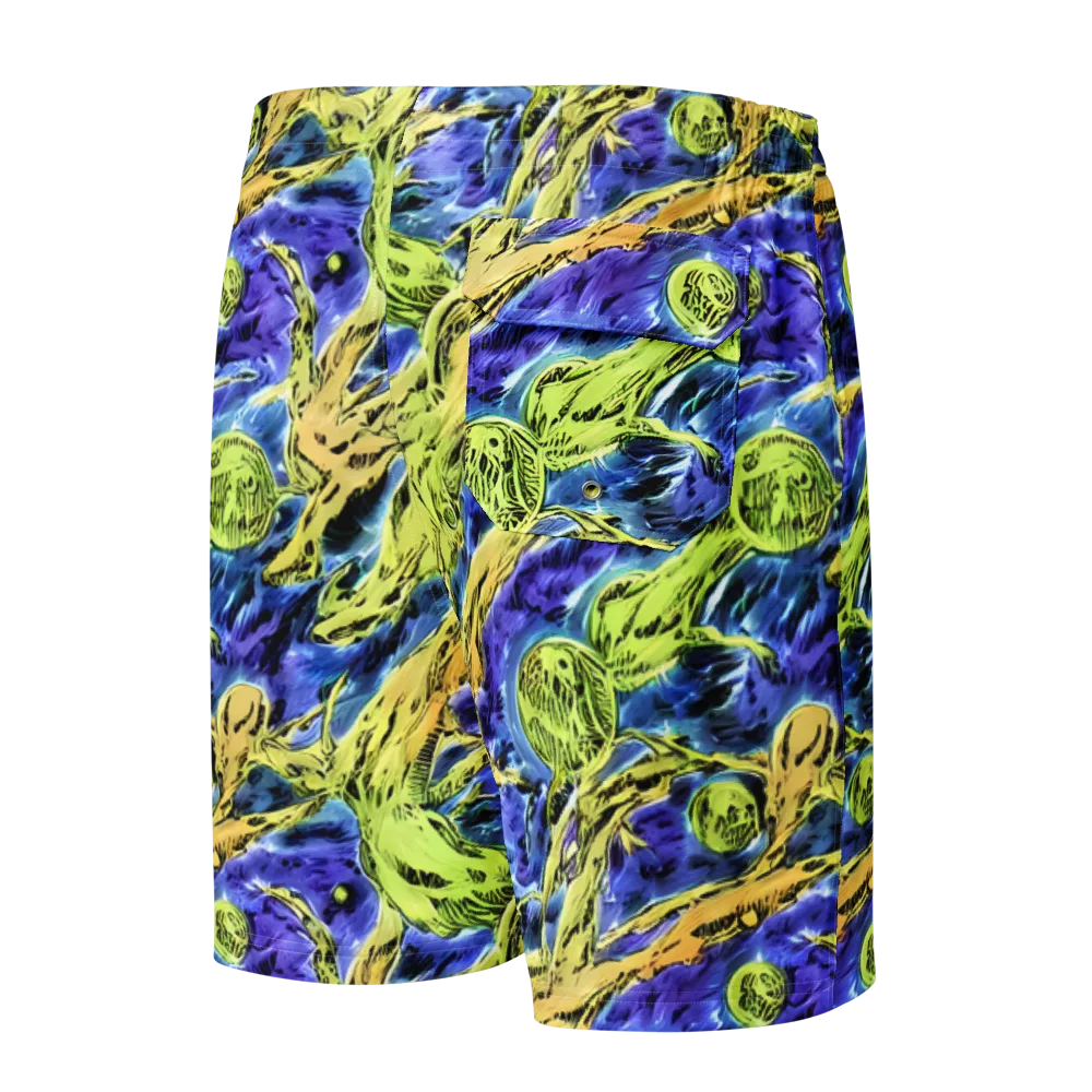 Electric Relic on Men's Board Shorts — Back