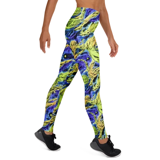 Electric Relic on a Yoga Leggings