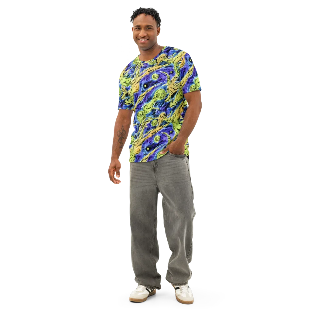 Electric Relic on Men's Cotton Crew Neck T-Shirt — Front