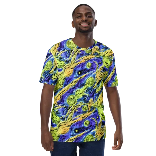 Electric Relic on a Men's Crew Neck T-Shirt