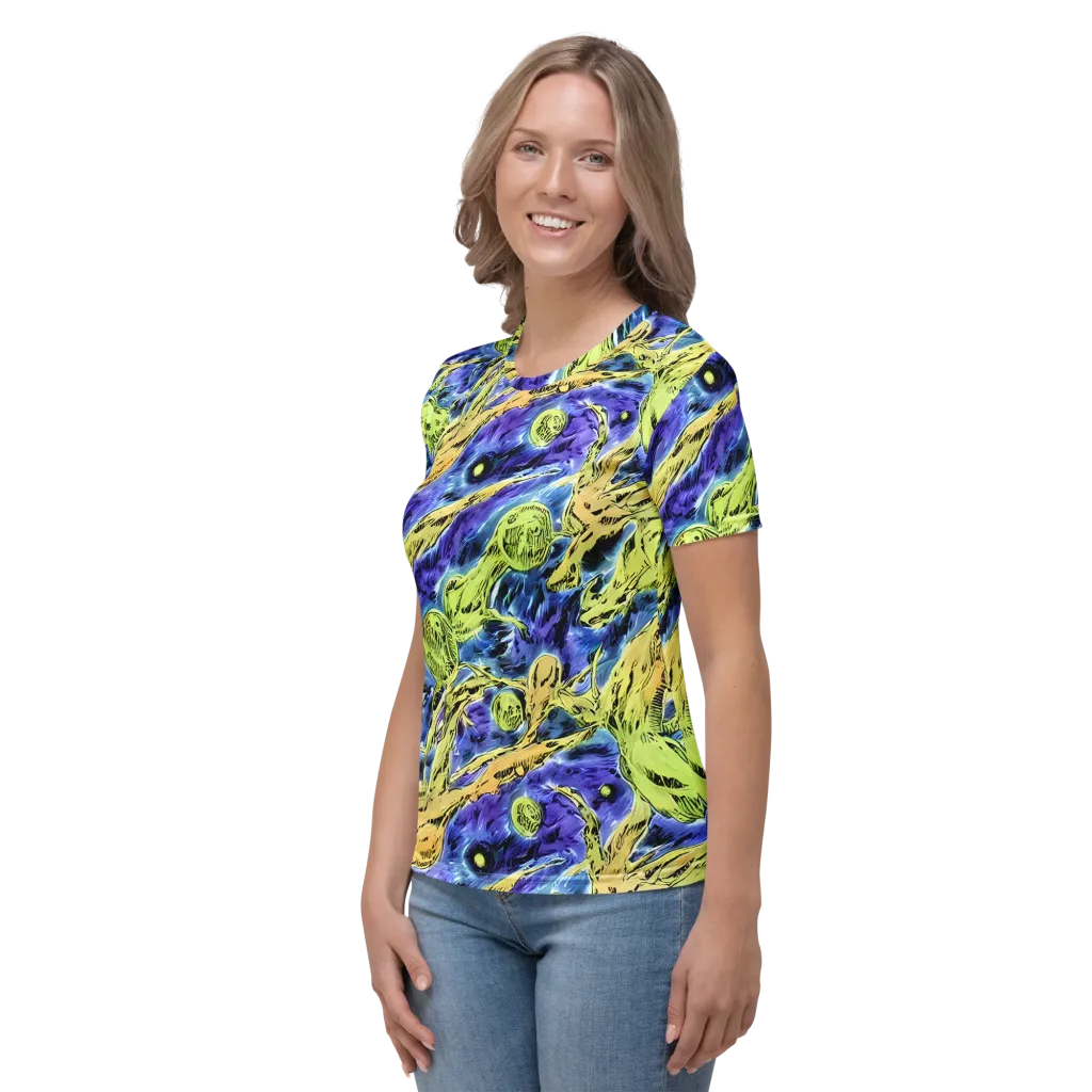 Electric Relic on Women's Crew Neck T-Shirt — Left