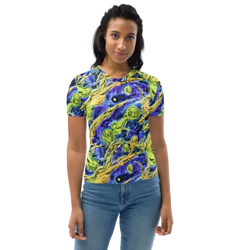 Electric Relic on a Women's Crew Neck T-Shirt