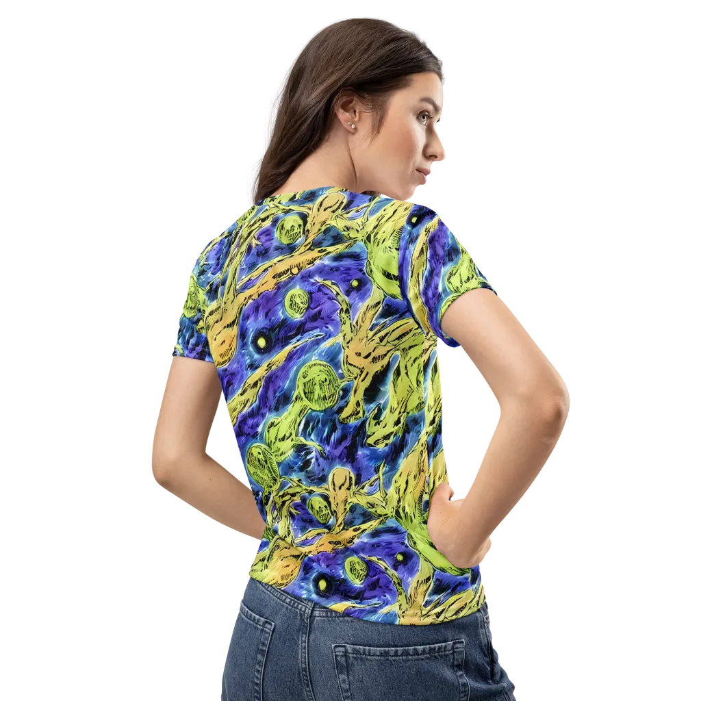 Electric Relic on Women's Crew Neck T-Shirt — Back