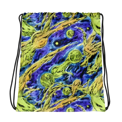 Electric Relic on a Drawstring Bag