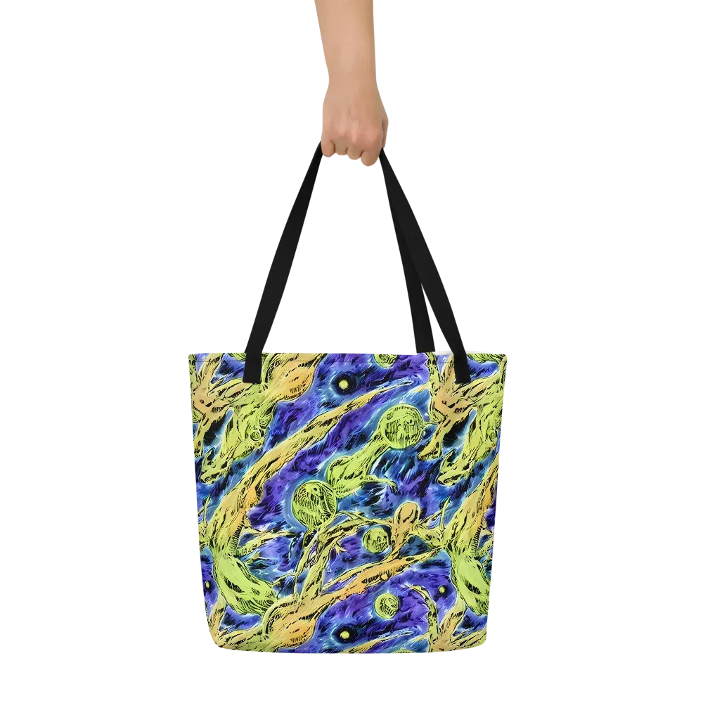 Electric Relic on Large Tote Bag W/ Pocket — Front