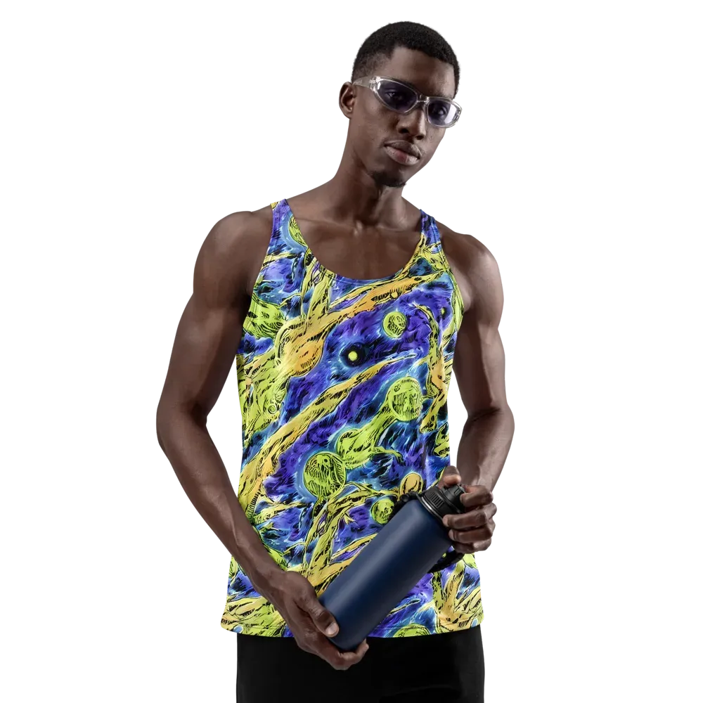 Electric Relic on Men's Tank Top — Front