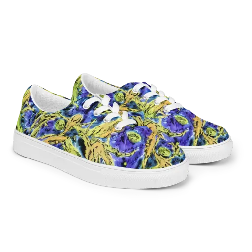 Electric Relic on a Men's Lace-Up Canvas Shoes