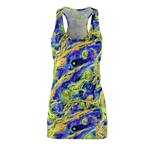 Electric Relic on a Racerback Dress