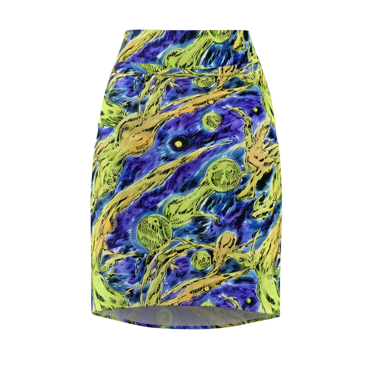 Electric Relic on Pencil Skirt — Front