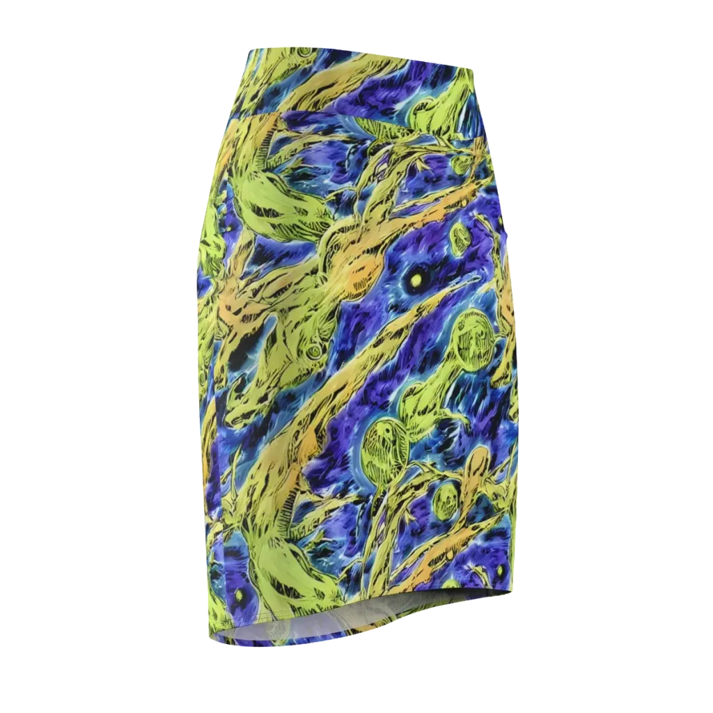 Electric Relic on Pencil Skirt — Front Side