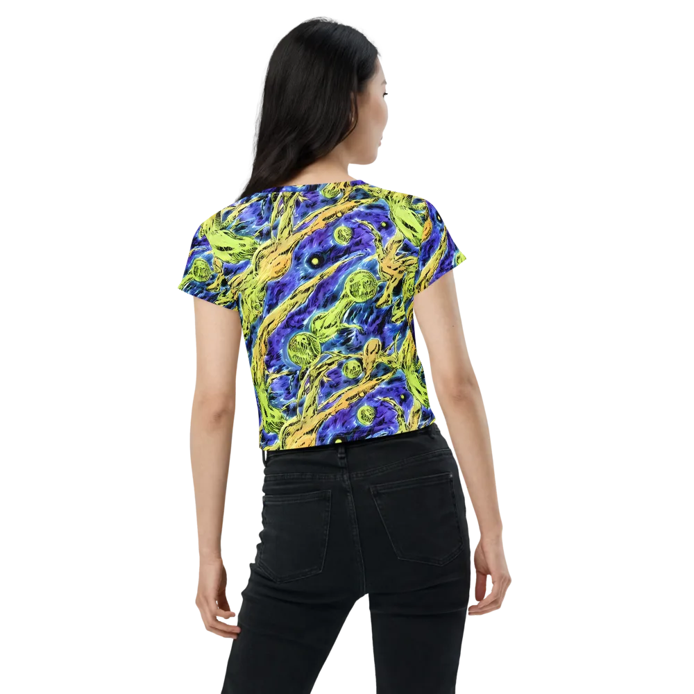 Electric Relic on Crop Tee — Back