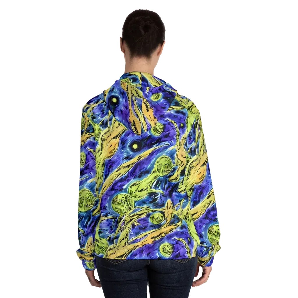 Electric Relic on Women's Full-Zip Hoodie — Back On Person