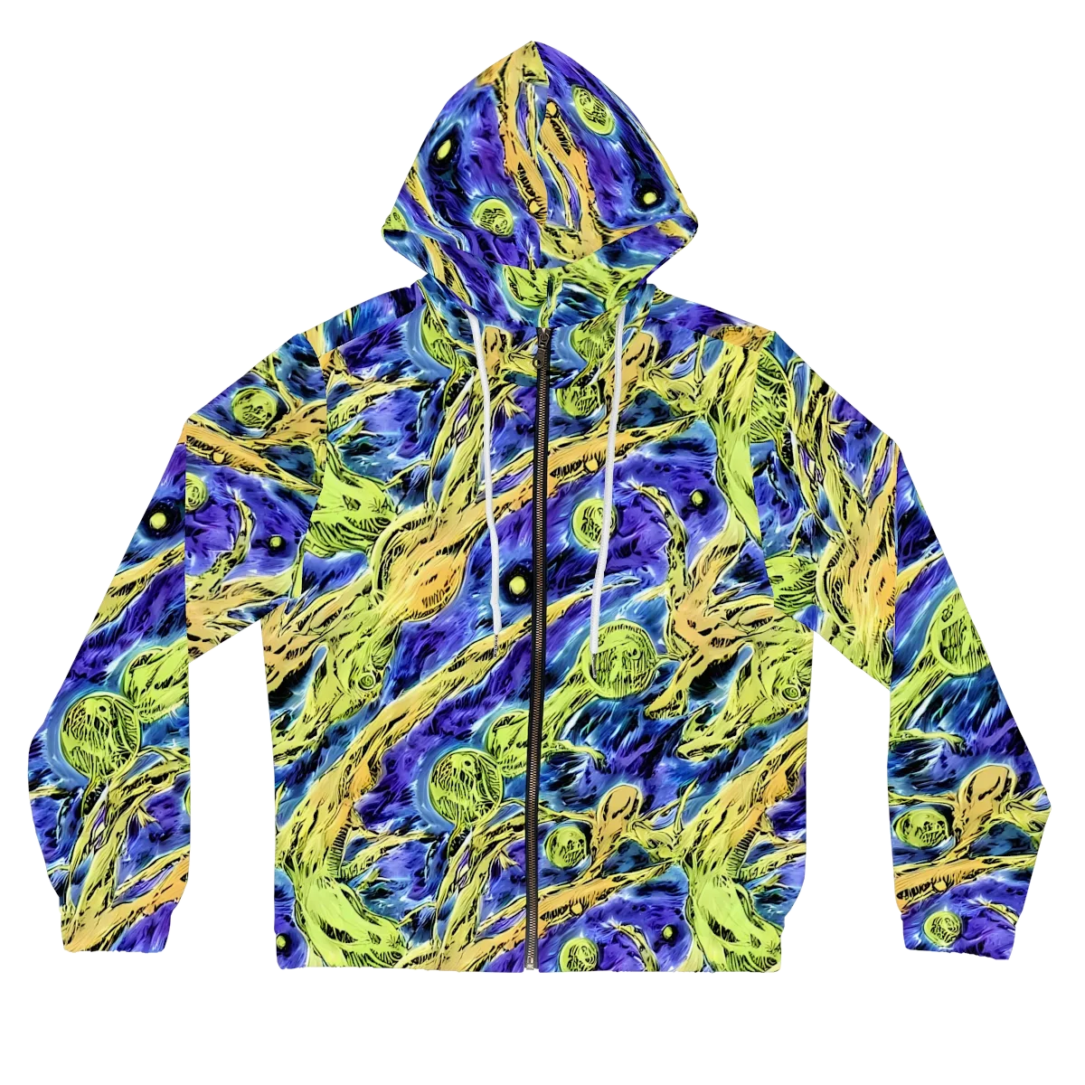 Electric Relic on Women's Full-Zip Hoodie — Front