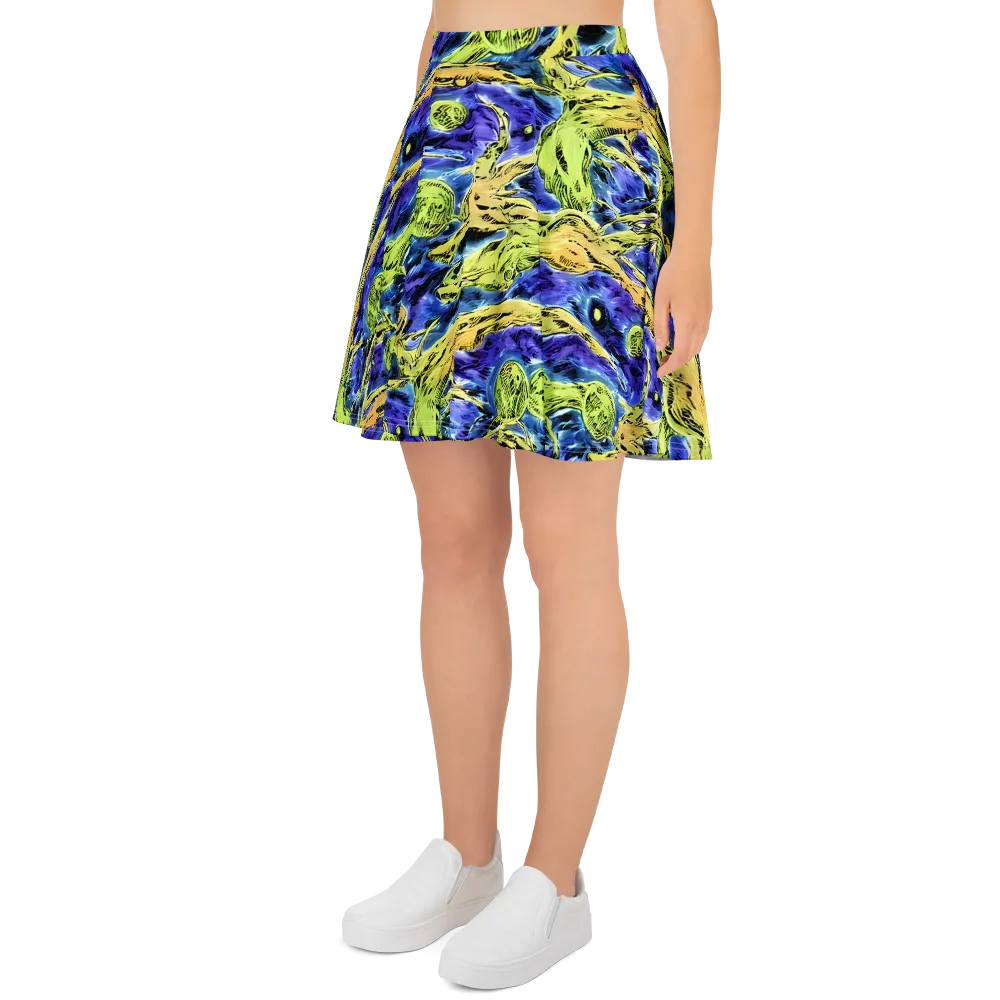 Electric Relic on Skater Skirt — Left