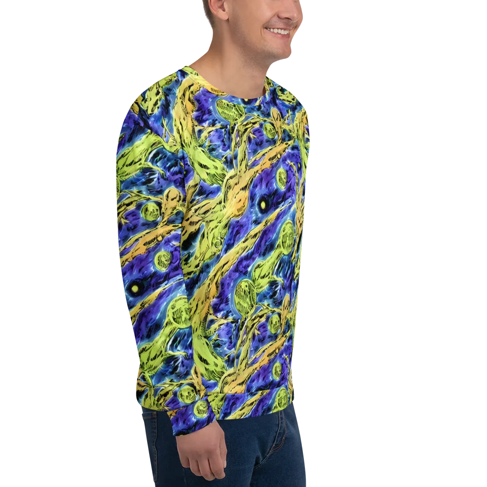 Electric Relic on Sweatshirt — Right Front