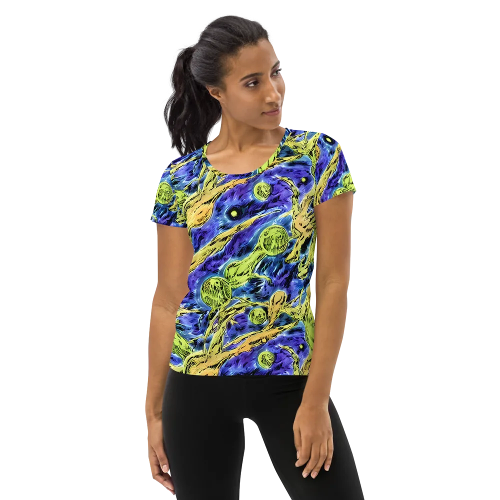 Electric Relic on Women's Athletic T-Shirt — Front