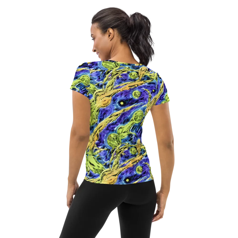 Electric Relic on Women's Athletic T-Shirt — Back